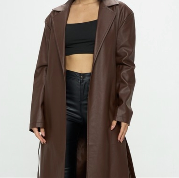 Women Trench Coat - Picture 3 of 6